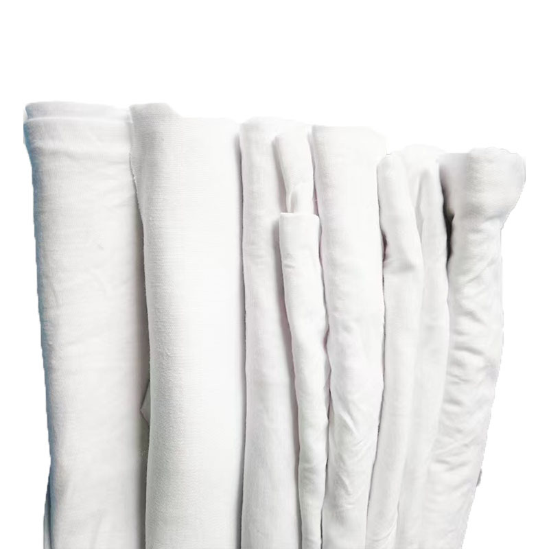 Pure White Industrial Rags, Off-White Bleached Bulk Machine Cleaning Cloths, Oil-Absorbing and Water-Absorbing Rags, Pure Cotton Factory Direct Sale