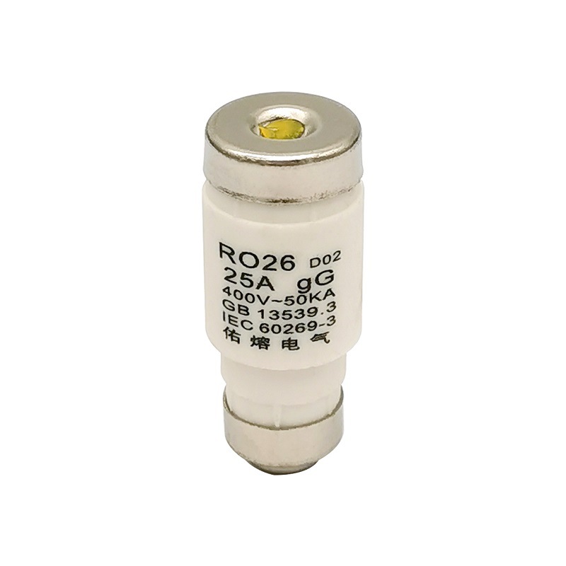 Screw fuse R026 RO26 D02 gG 400V-50KA 20A25A32A35A40A50A63A