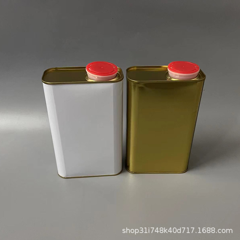 in stock 1 L2L3L4L5-liter tinplate cans iron bucket paint oil bucket thinner chemical packaging square cans