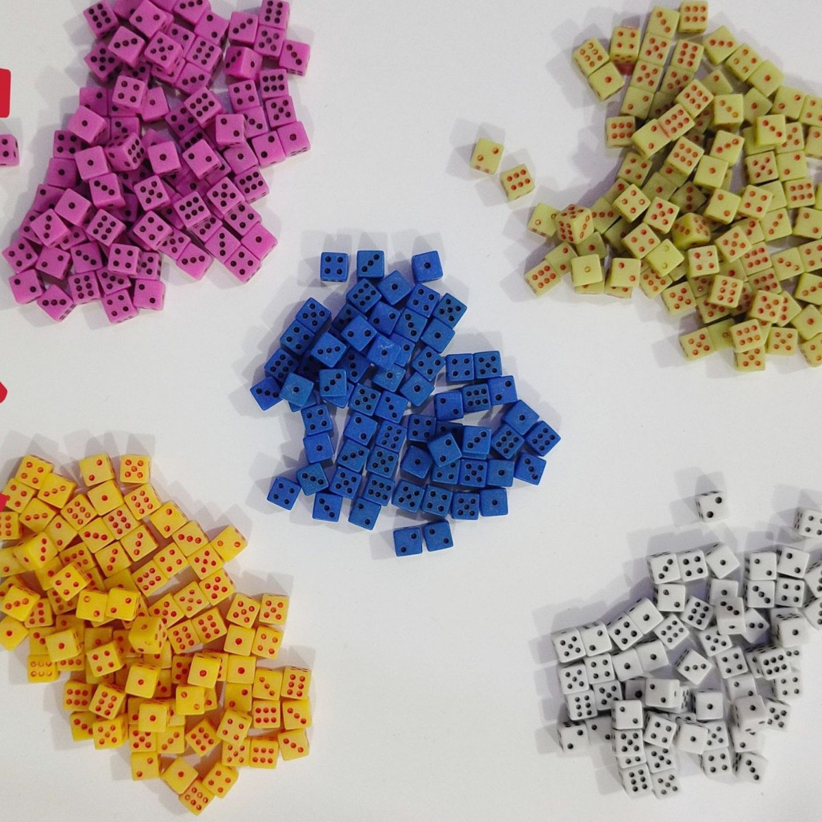 5mm5 color dice color sieve throw