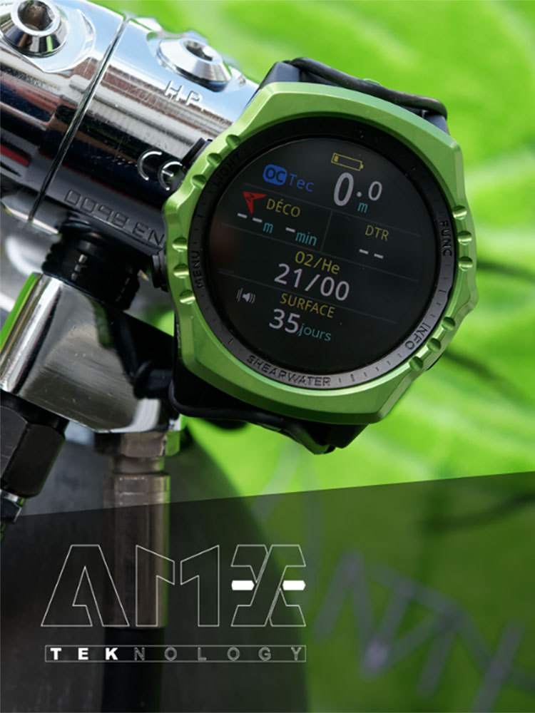 Защитный чехол для дайв-компьютера French Amx Shearwater Teric 8 цветов анодированный алюминий