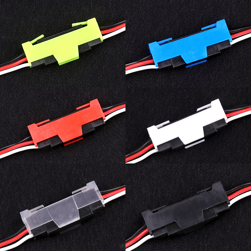 Steering gear extension line Y-line plastic anti-loosening buckle terminal connector anti-falling off fixed wiring card can be fixed color
