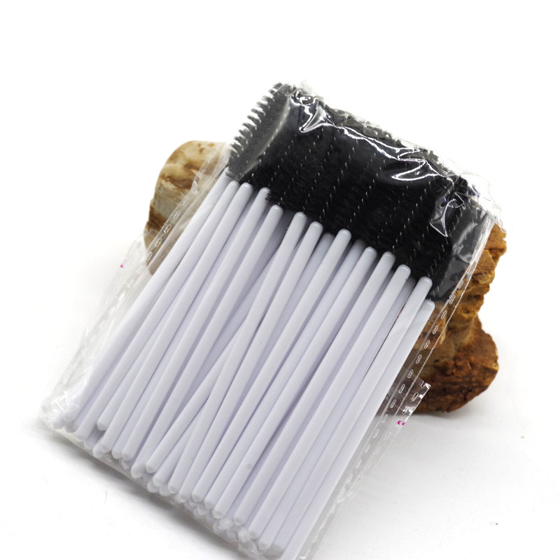 Wholesale Grafting Eyelash Brush Solid Rod Portable Makeup Brush Nylon Eyelash Brush Eyebrow Brush Makeup Brush Tool