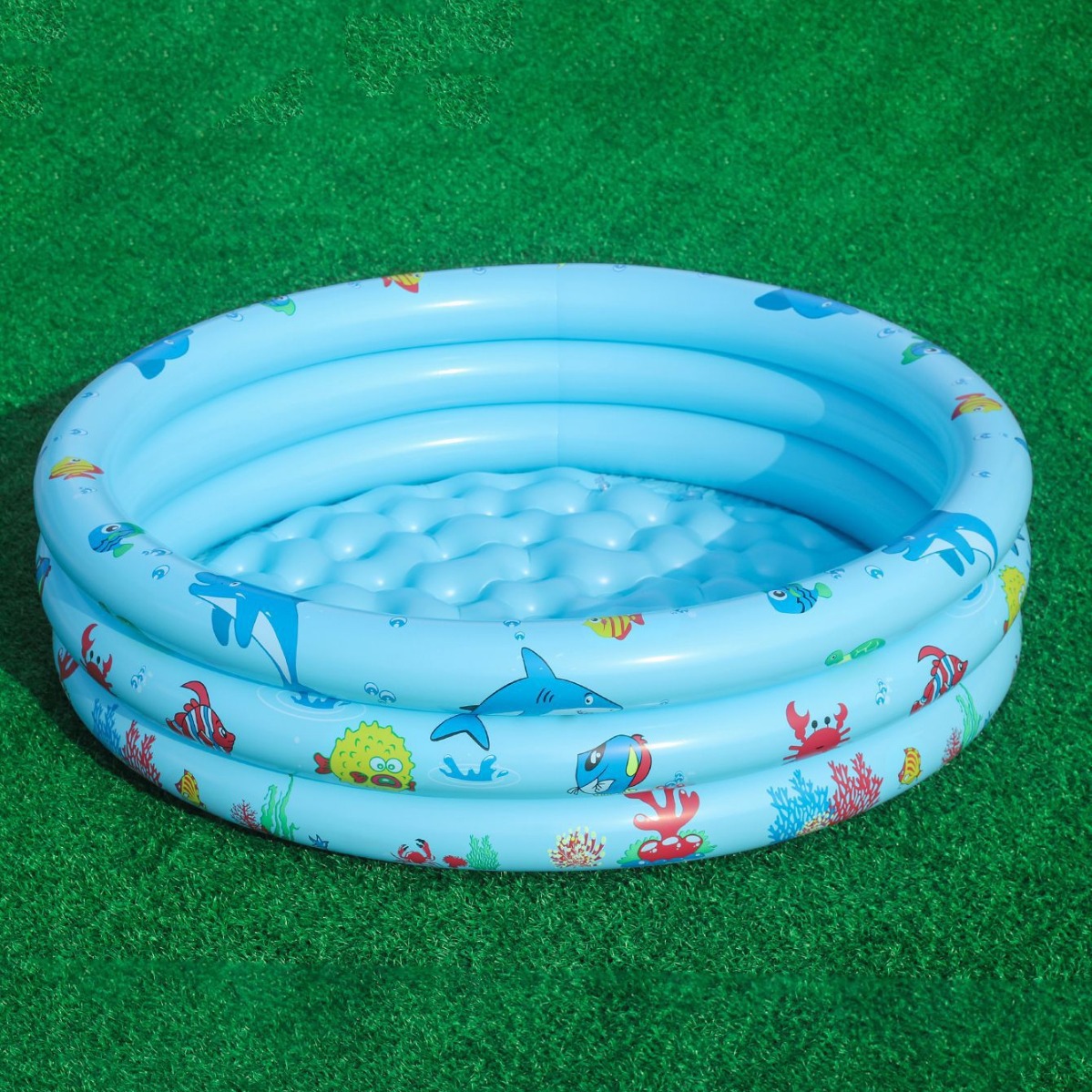 Home Swimming Pool Inflatable Ball Pool Kidsren's Ocean Ball Pool Round Printed Swimming Pool Fishing Water Toy Pool