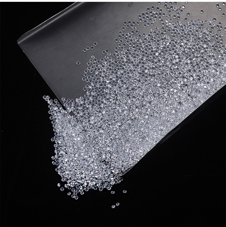 Artificially Cultivated Diamond D Color Loose Diamond Loose Diamond Foot Reverse Small Diamond Broken Diamond Artificial Diamond Synthetic Diamond Cimeter Stone Manufacturer