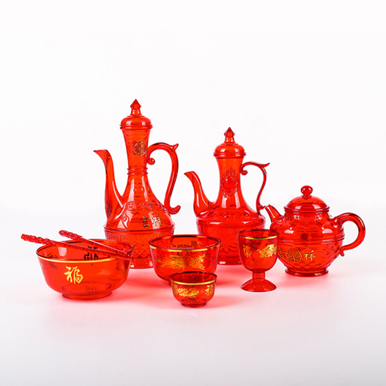 Пластиковая кристаллическая чашка для поклонения Богу богатства