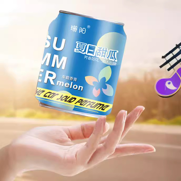 Factory wholesale car Coke cans aromatherapy long-lasting light fragrance cans solid fragrance ornaments indoor new fragrance