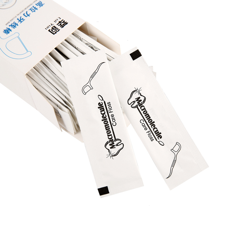 Портативные зубные нити в независимой упаковке, одноразовые, 50 штук в коробке, 100 штук в коробке