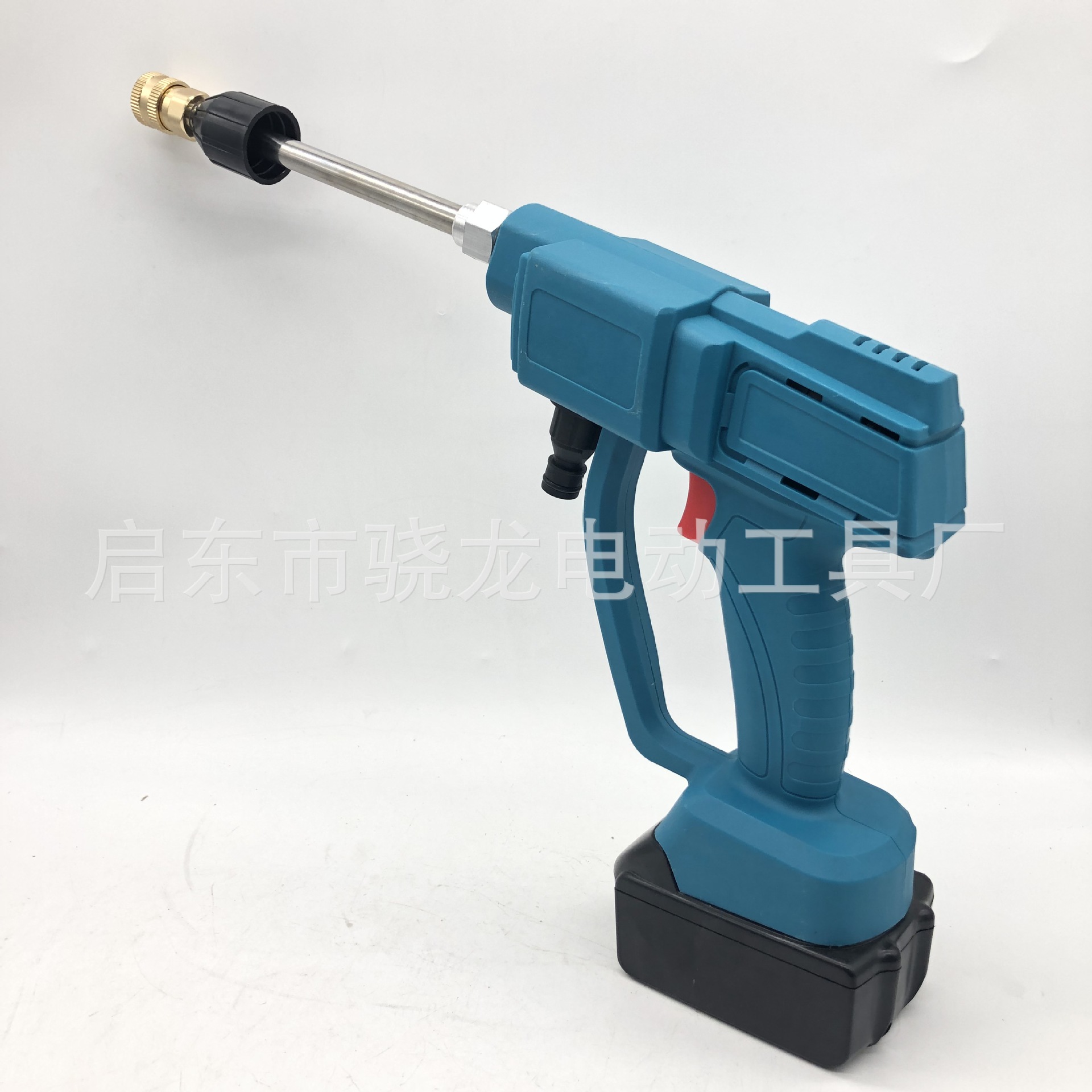 Wireless Car washer high-pressure water gun household water pump portable rechargeable lithium battery cleaning agent car washer car brush