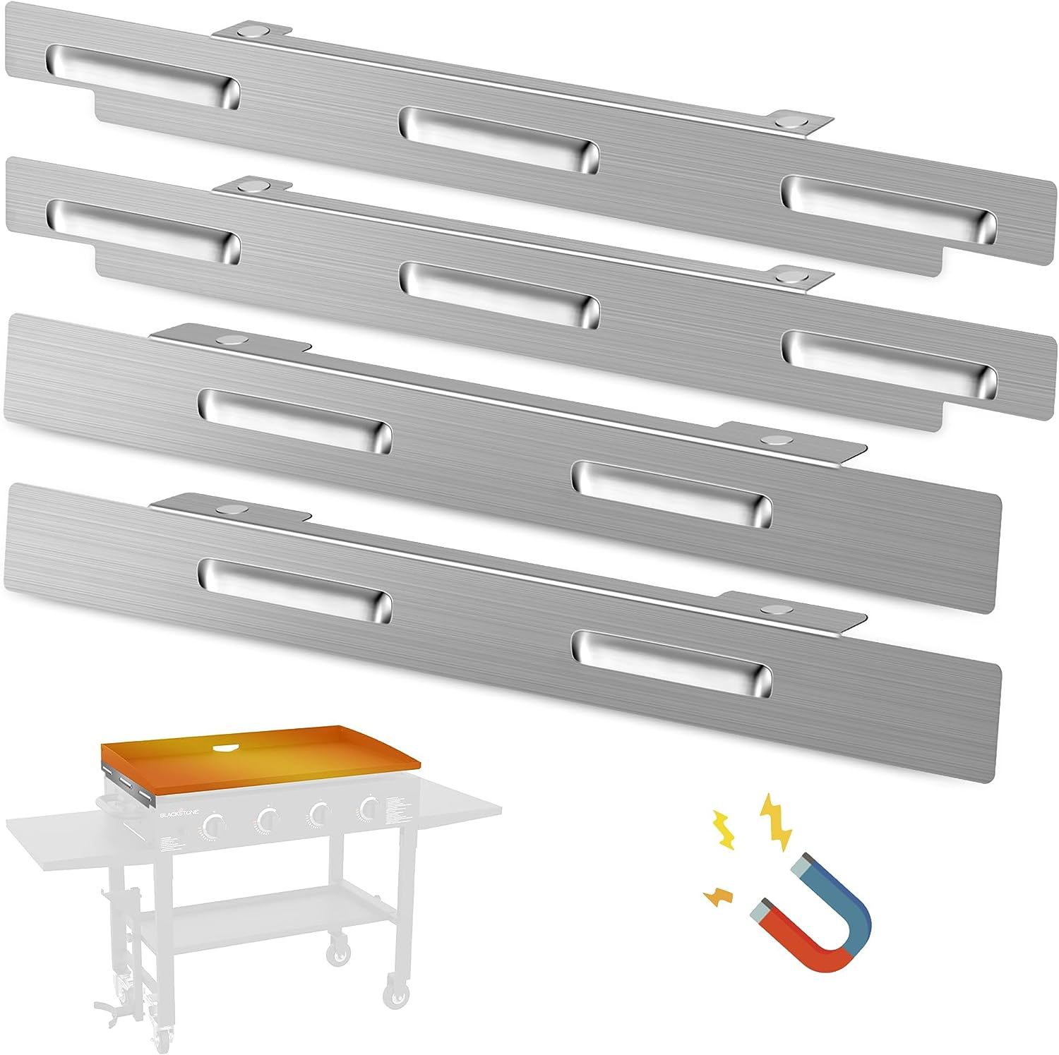 17 22 28 36 дюймов лобовое стекло из нержавеющей стали 430 аксессуары для гриля боковая решетка лобового стекла