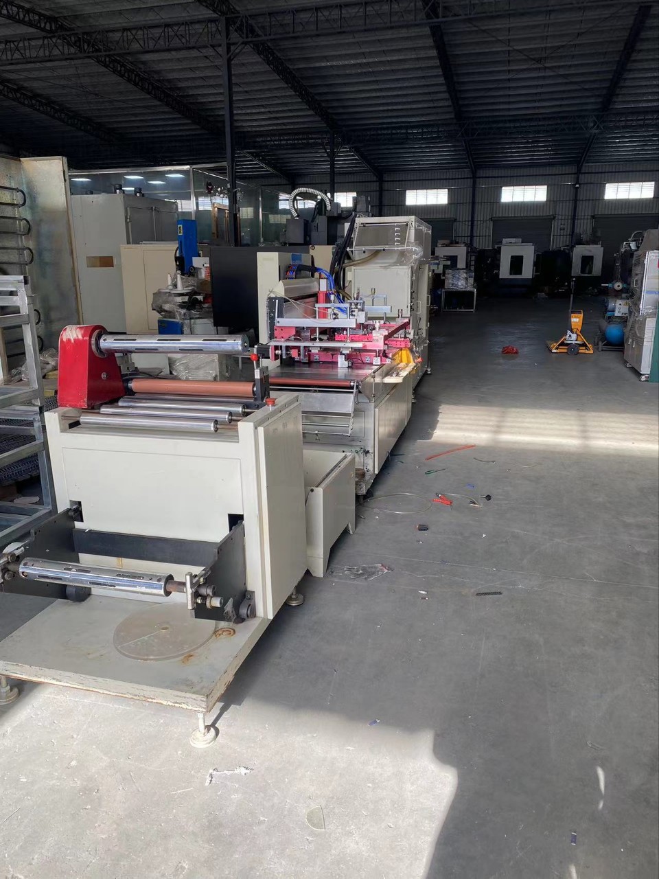 Б/у машина для трафаретной печати с рулона на рулон по низкой цене