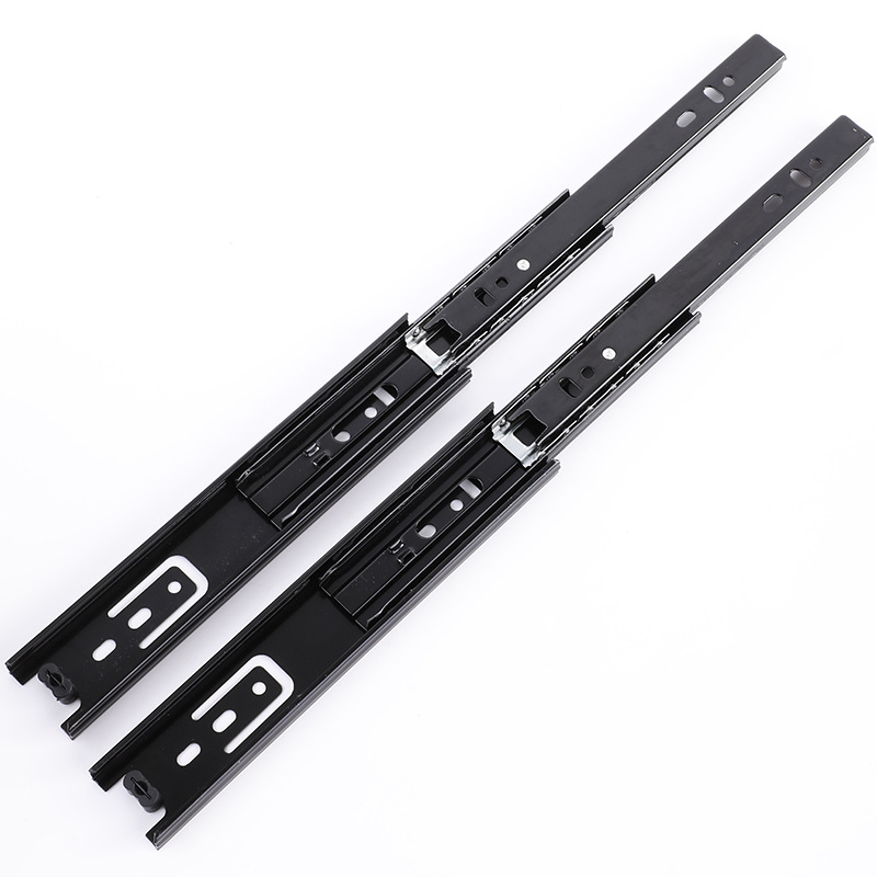 45 Wide 4 Inches 5 Inches 6inch 8inch Slide Rail Wardrobe Cabinet Silent Buffer Guide Rail Thickeneded Side-Mounted Track Drawer Track