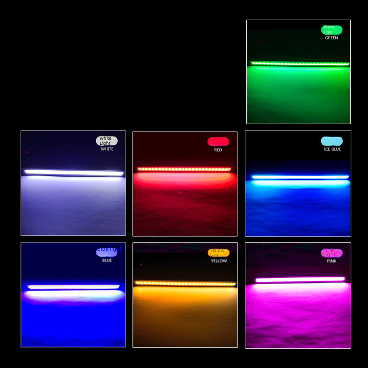 Xinyou car daytime running lights 17CM COB super bright led daytime running lights 12v decorative lights foreign trade direct supply 28 lights