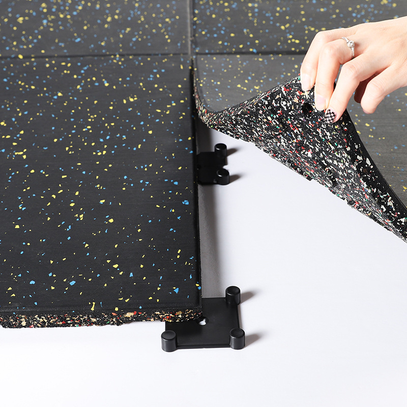 Kangqiang composite sound insulation rubber high density rubber material equipment mat 20mm thickness specification 50cm * 50cm