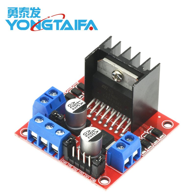 Модуль драйвера мотора L298N для шагового мотора и умного автомобиля