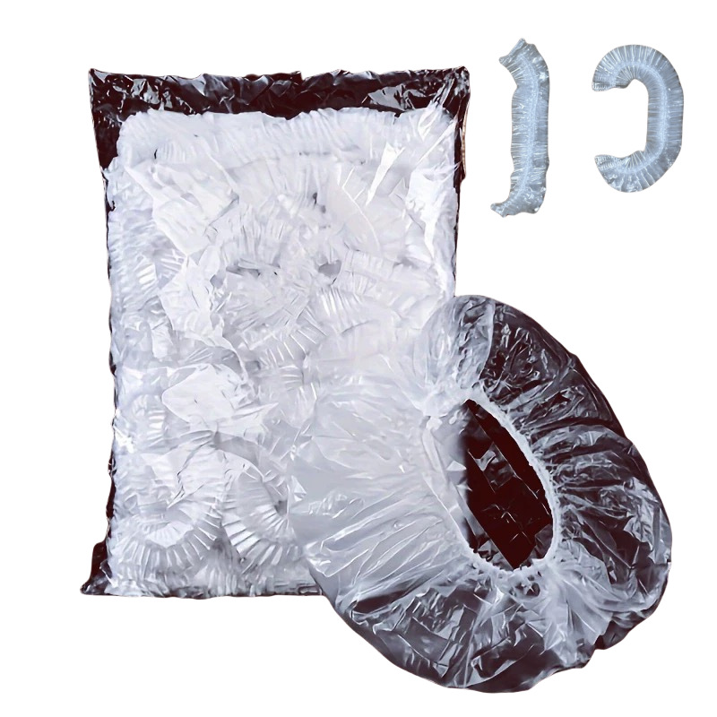 Source manufacturers a generation of elastic mouth 100 in stock plastic wrap wholesale disposable shower cap dust cover