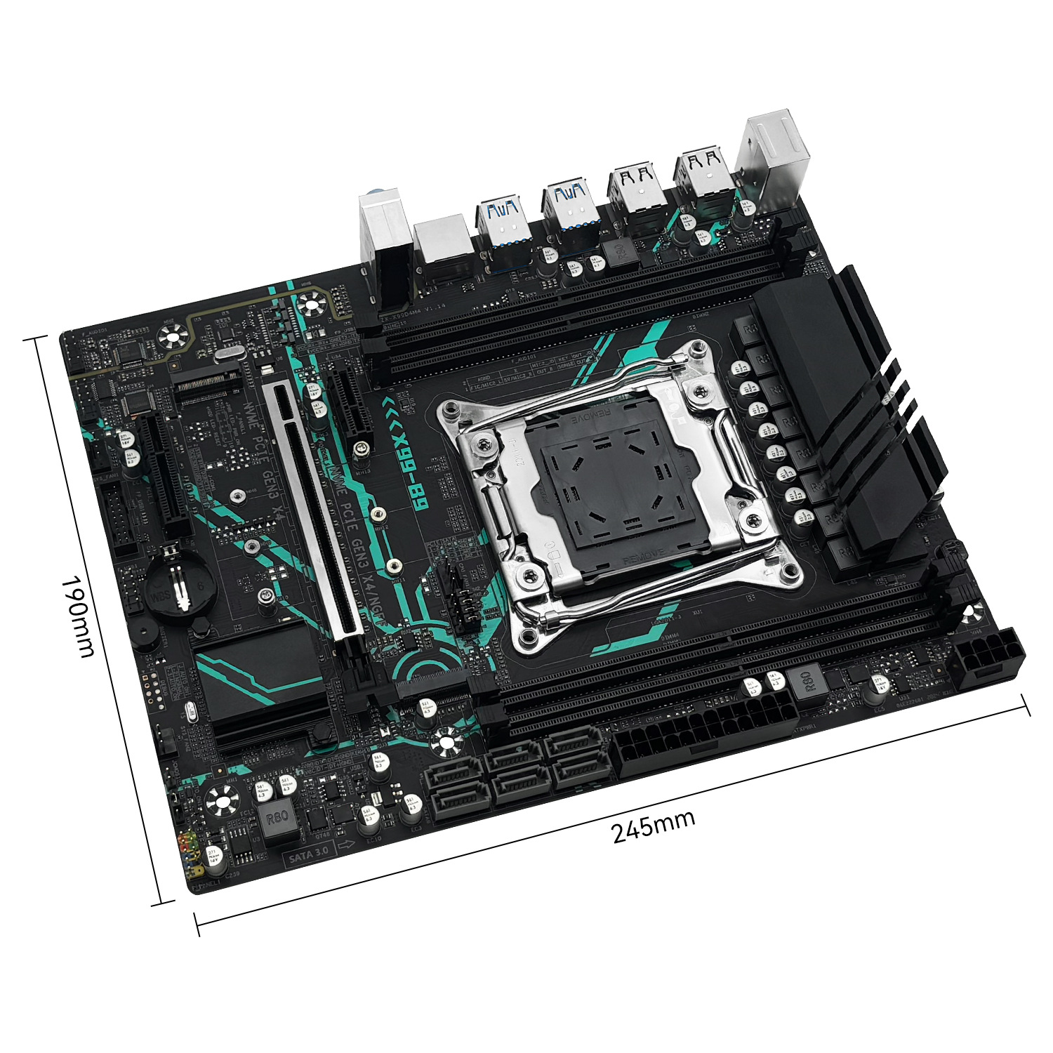 Machinist X99-B9 Desktop Computer Motherboard Lga2011-3 Pin Ddr4 C612X99 Motherboard