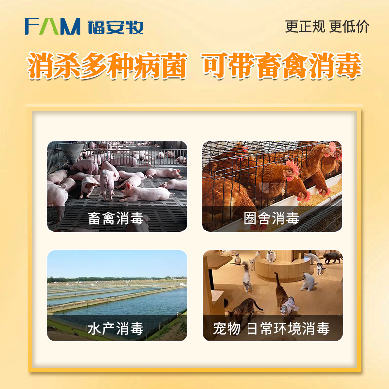 Potassium Persulfate Disinfectant for Farms, Potassium Persulfate Complex Powder for Chicken, Duck and Pig Farm Disinfectant for Poultry