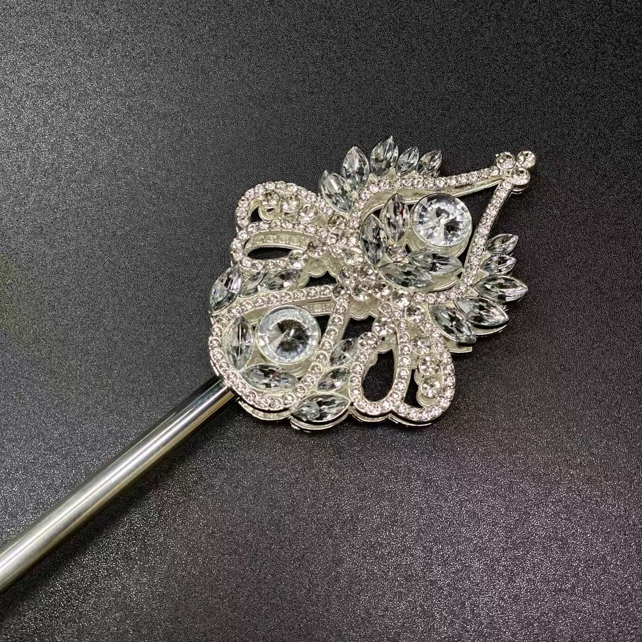 Athena's Scepter European and American Rhinestone Fairy Wand Is Used for Stage, Banquet, Birthday, Etc. Factory Direct Sales