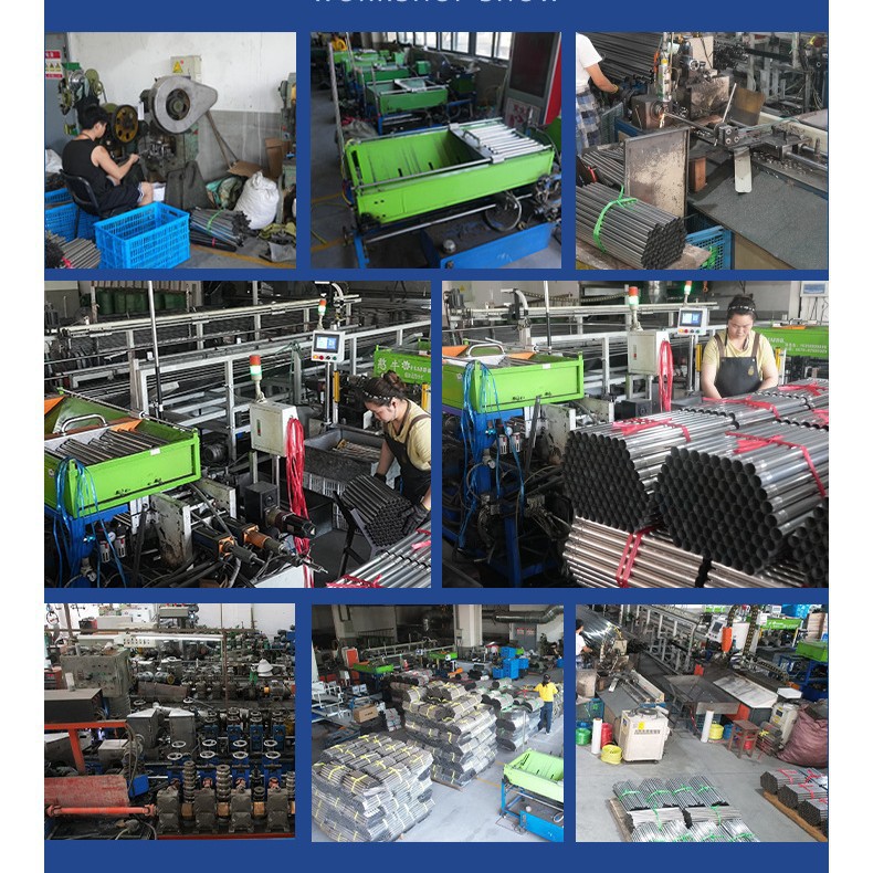 Stainless Steel Mop Rod Tube, Weldable, Laser-Cut, Telescopic Rod, Polished, Flared, Hollow Threaded Round Tube