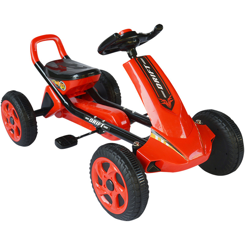 Helian Kidsren's Four-Wheel Go-Kart Baby Pedal Exercise Bike Kidsren Can Sit Four-Wheel Atv Pedal Bicycle