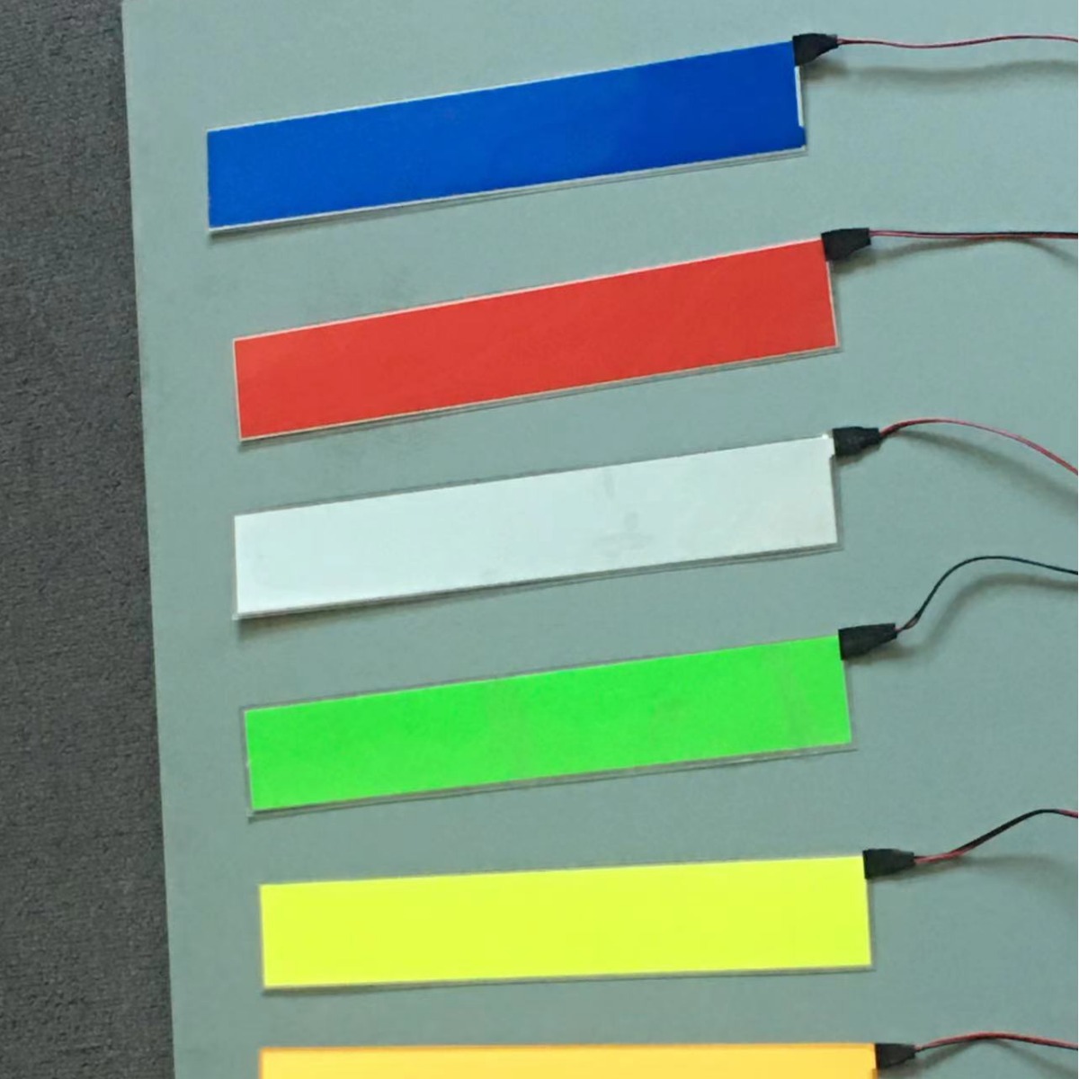 30.3x 5.3cm EL cold light sheet ultra-thin decorative strip to make various sizes of cold light source EL backlight direct sales
