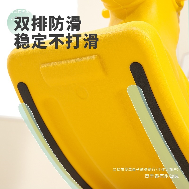 Kindergarten Rocking Horse Kidsren's Rocking Horse Anti-Fall Plastic Rocking Horse Birthday Gift Baby Baby Outdoor Toy