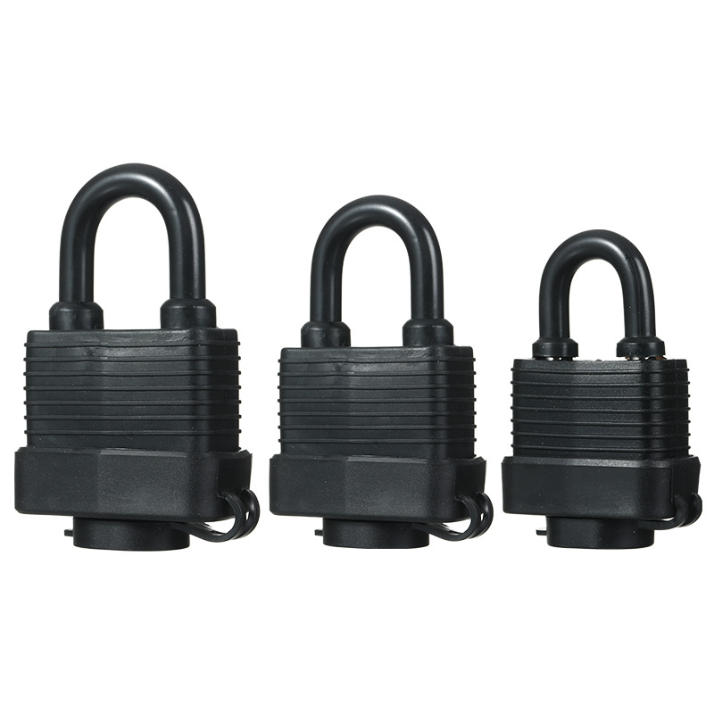 Spot Cross-border Waterproof Thousand-layer Lock Plastic Shell Copper Core Anti-rust and Rainproof Iron Padlock Lock Wholesale Manufacturer