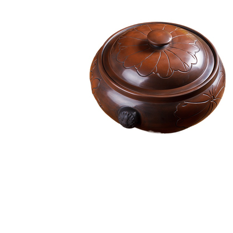 Steamer Pot Jinshui Flagship Store for Home Use, Yunnan Multi-Layer Purple Pottery for Steaming Chicken