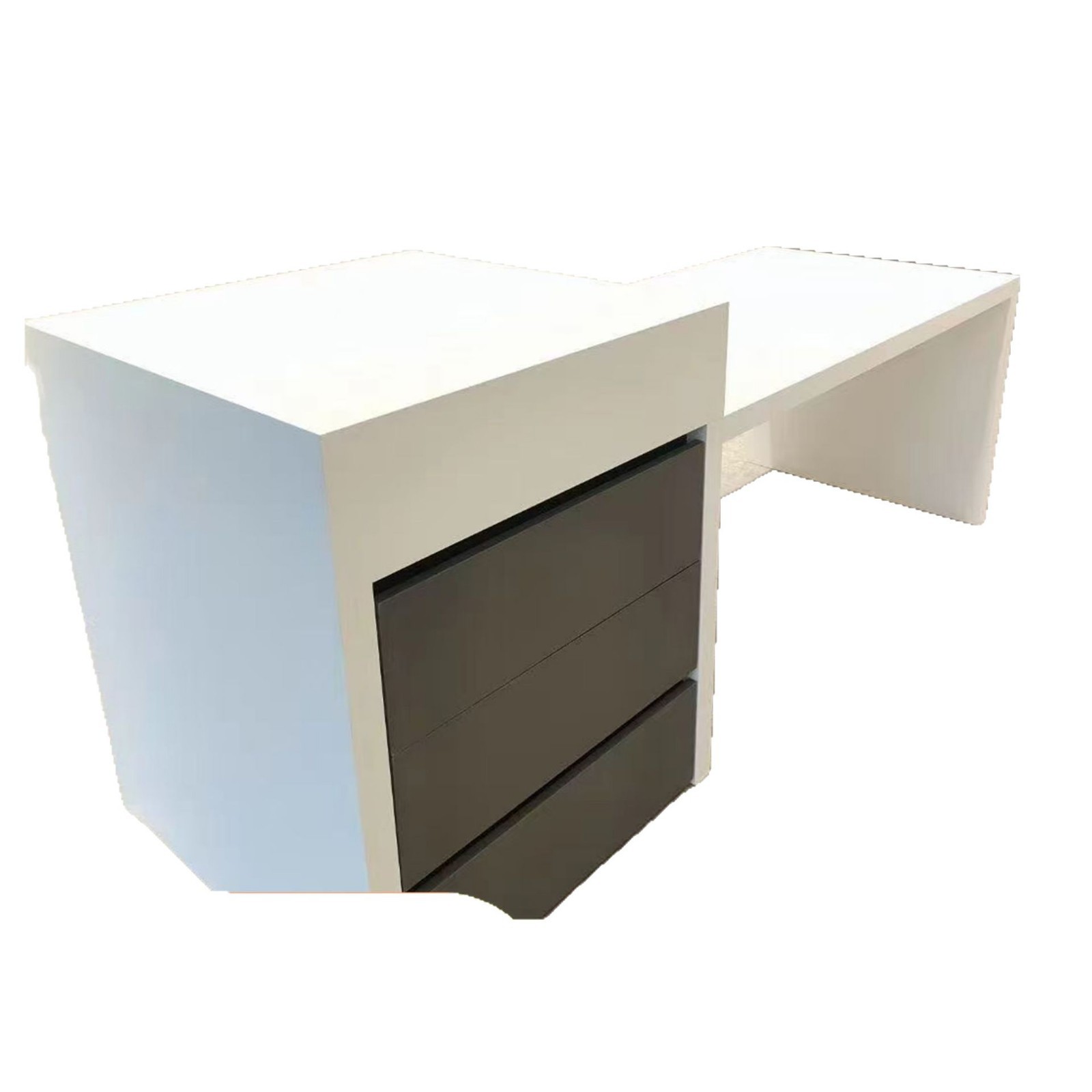 Zero Silicon Quartz Stone Plate Large Plate Quartz Stone Countertop Open Hole Grinding Edge Pure White Bathroom Washbasin Kitchen Panel