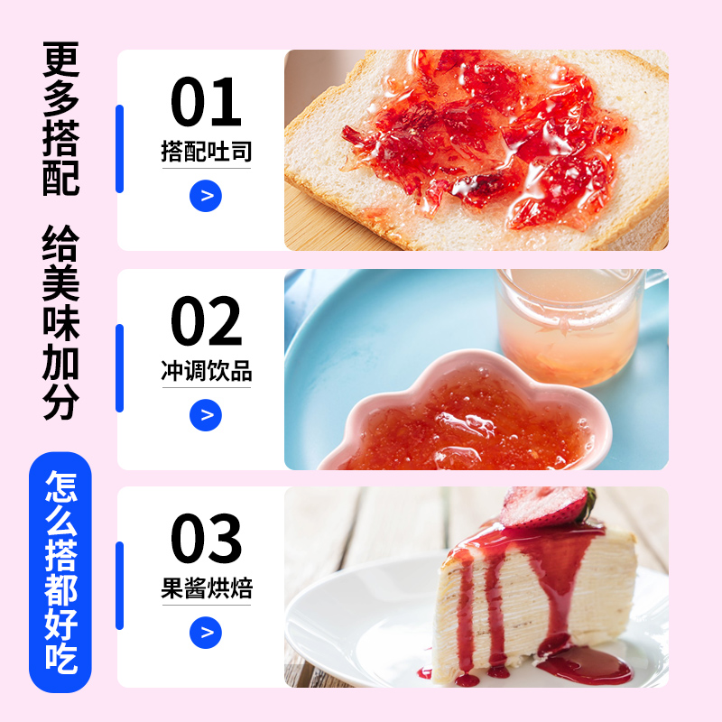 Strawberry Jam, Blueberry Jam, Pineapple Jam, Ice Powder Drink Ingredients, Rose Jam, Commercial Jam Wholesale from the Academy of Agricultural Sciences