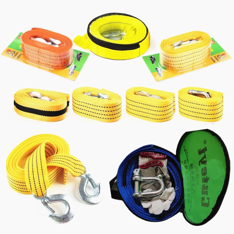 Веревка для прицепа автомобиля, утолщенная, 3 метра, 4 метра, 5 метров, 8 тонн, для экстренных ситуаций