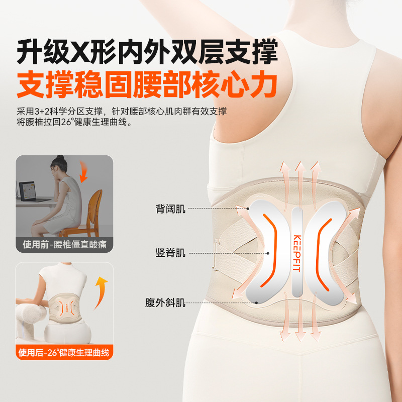 Copfield Waist Massager Hot Compress Electric Heating Warm Uterine Cold Physiotherapy Moxibustion Waist Protection Artifact