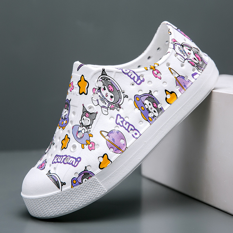 Summer New Style Kidsren's Clogs, Family Men's and Women's Casual Breathable Soft-Soled Cut Out Sandals, Wading Beach Shoes