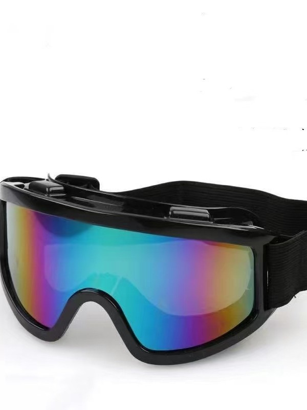 Cross-Border Supply of Ski Goggles, Wearable Glasses, Motorcycle Windproof Goggles, Outdoor Mountaineering Colorful Sports Riding Goggles