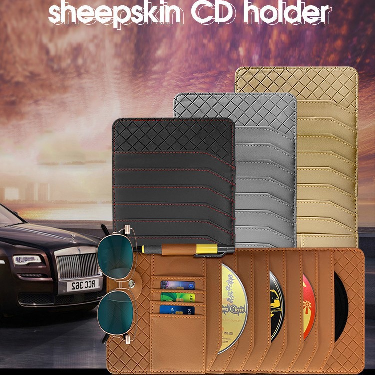 Зажим для CD, чехол для солнцезащитного козырька, многофункциональная сумка для хранения дисков