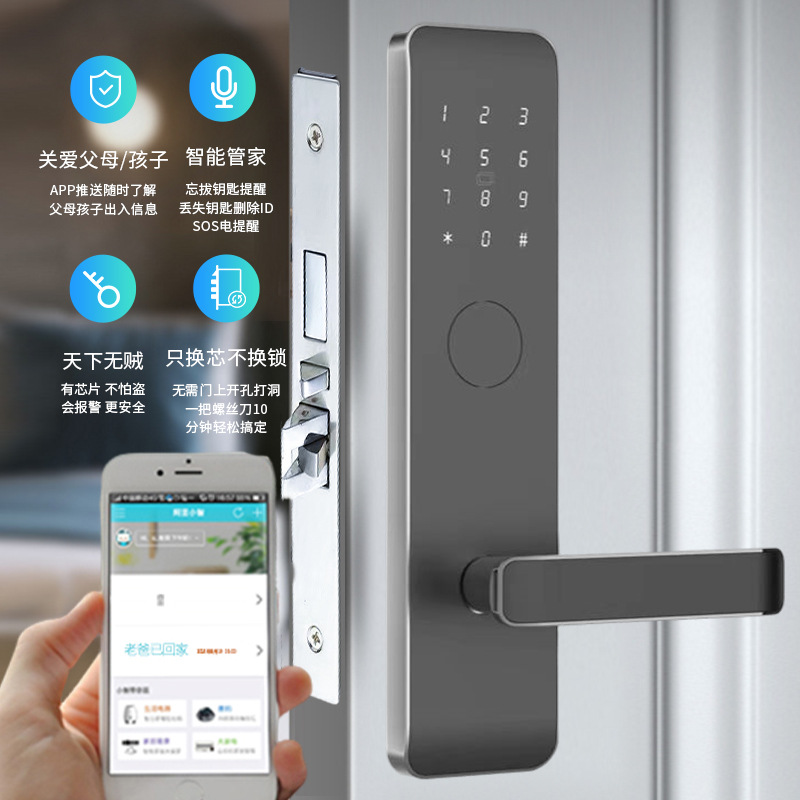Hotel Door Lock, Swipe Card Lock, Apartment Smart Lock, Combination Lock, Guesthouse, Meituan Homestay, Rental House, Bluetooth Lock