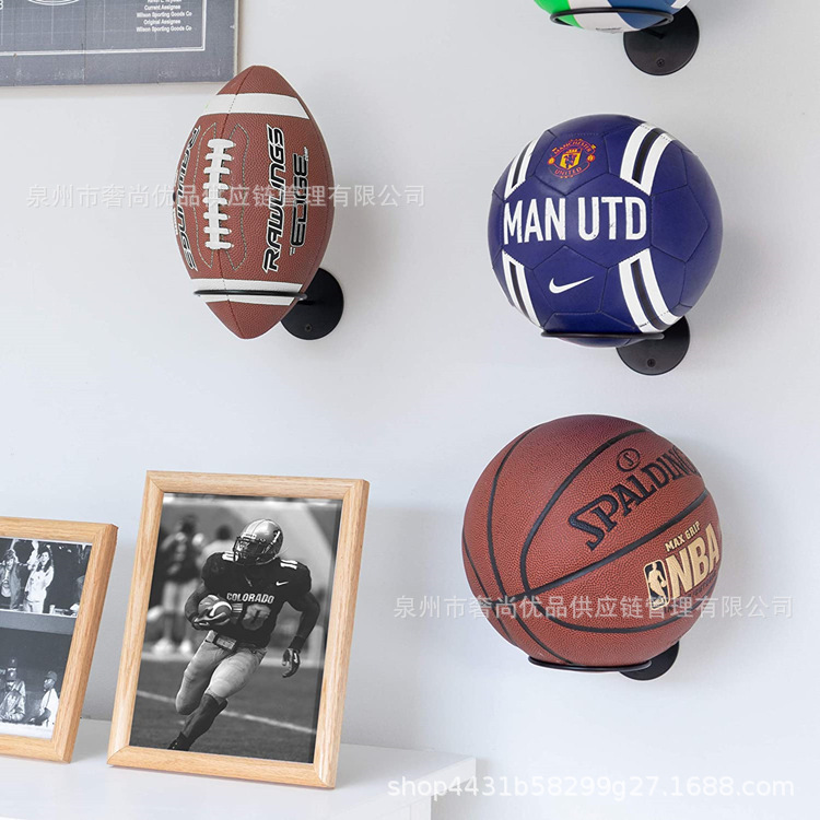 Ball Rack, Wall-mounted Bracket, Basketball Football Display Rack, Round Basketball Support Rack, Iron Ball Rack Bracket