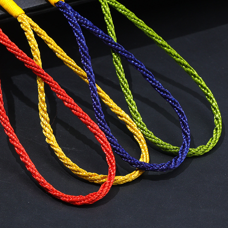 Jade Ring Rope Handle Rope Jade Pendant Rope DIY Sachet Car Hanging Woven Rope Cultural Artifact Wrist Strap Accessories