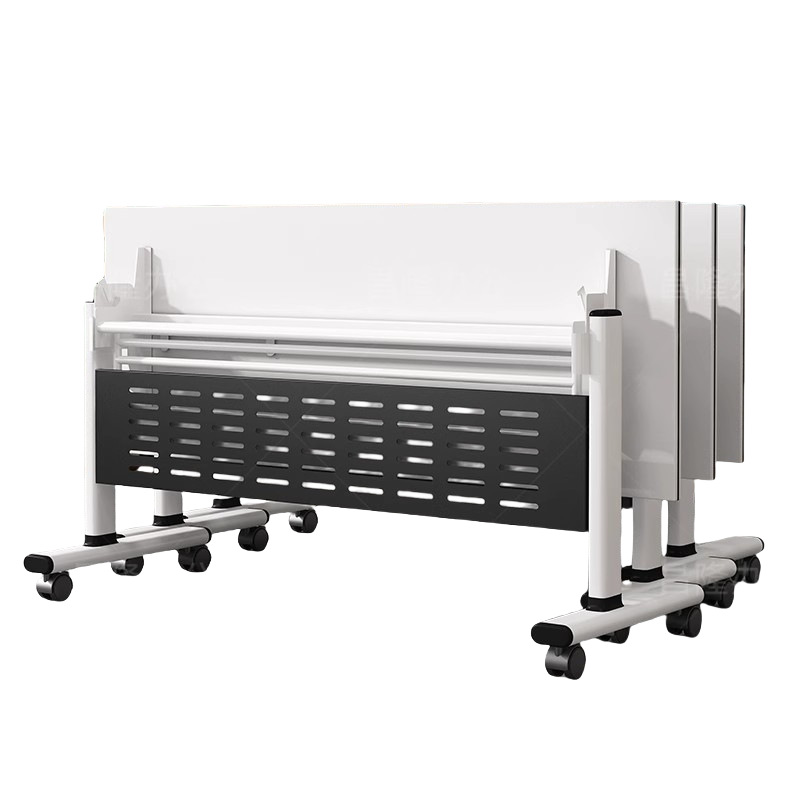 Folding Training Table Conference Table Removable Splicing Long Table Double Desk Foldable Training Table and Chair Combination