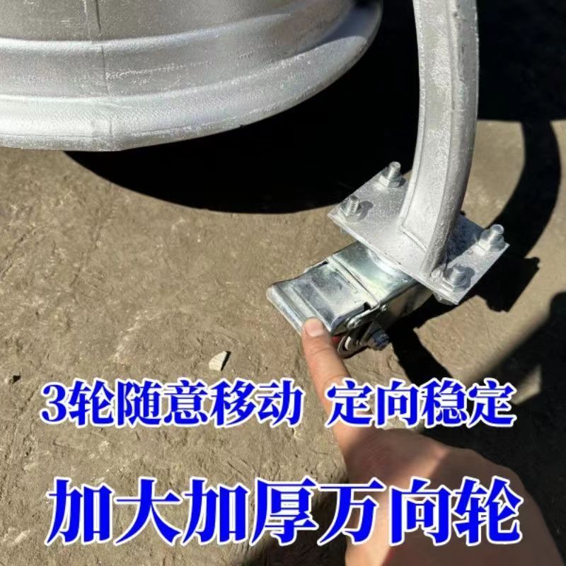 New Rural Firewood Stove Car Wheel Hub Stove Outdoor Dual-Purpose Wood and Coal Stove for Home Use, Heating and Warming