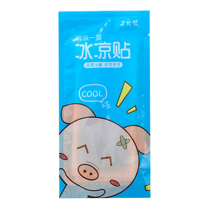 Ice Cool Sticker Summer Heat Relief Cooling Cool Sticker Military Training Class Sleepproof Summer Mobile Phone Cooling Artifact Heat Dissipation Sticker