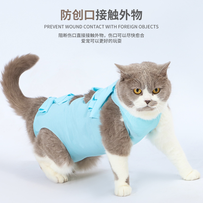 Pet cat sterilization after surgery medication weaning breathable physiological pants anti-licking harassment clothing supplies wholesale