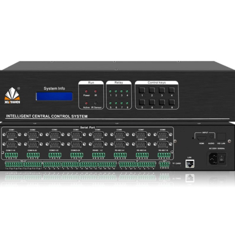 Multimedia Controller Host Manufacturer Programmable Touch Screen Tablet All-in-one Smart Exhibition Hall Conference Central Control System