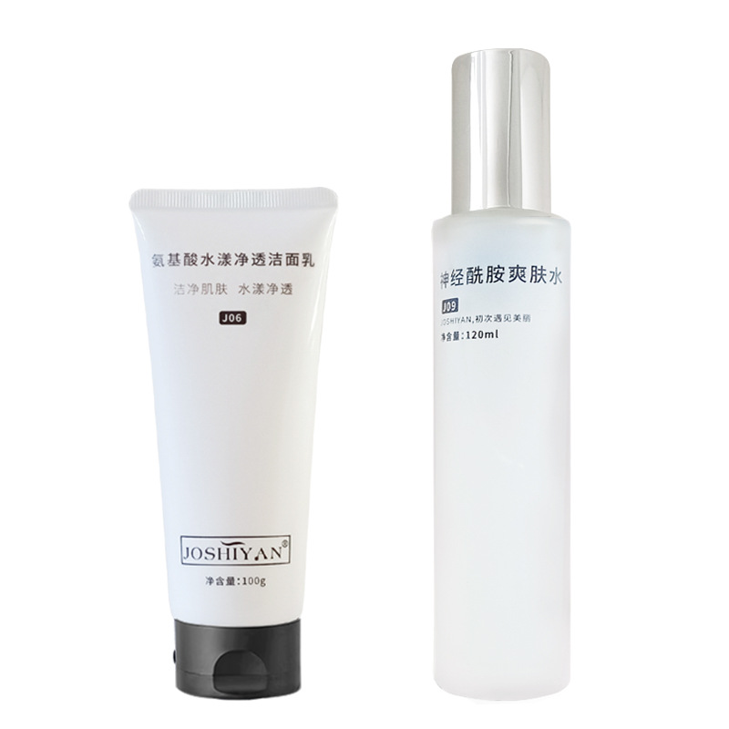 JOSHIYAN Amino Acid Facial Cleanser Ceramide Toner Combination Cleansing Soothing and Refreshing Moisturizing