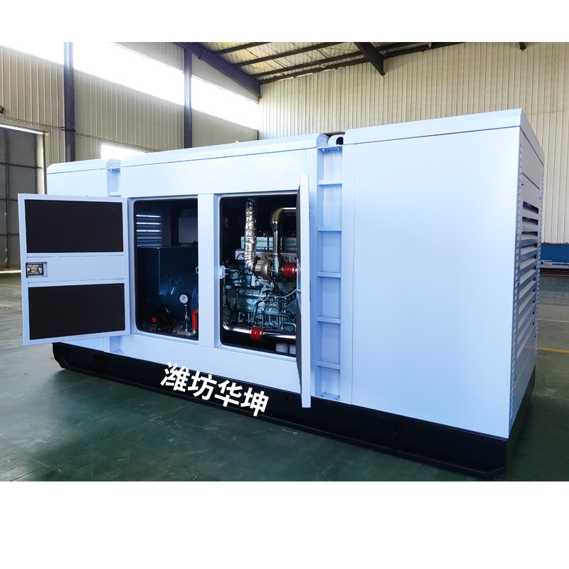 Gas Generator Heavy-Duty 200Kw Natural Gas Silent Box Generator Set 110/220/380V Three-Phase Four-Electricity