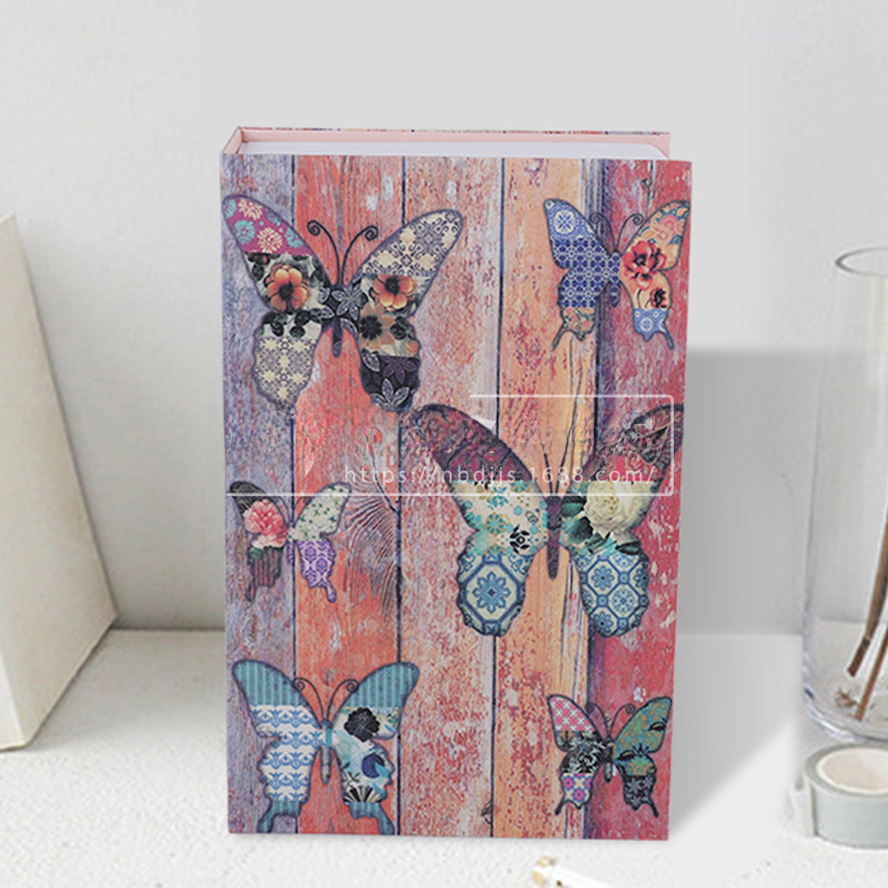 Medium Simulation Book Password Lock Safe Key Color Storage Box Cash Box Protective Safe Box