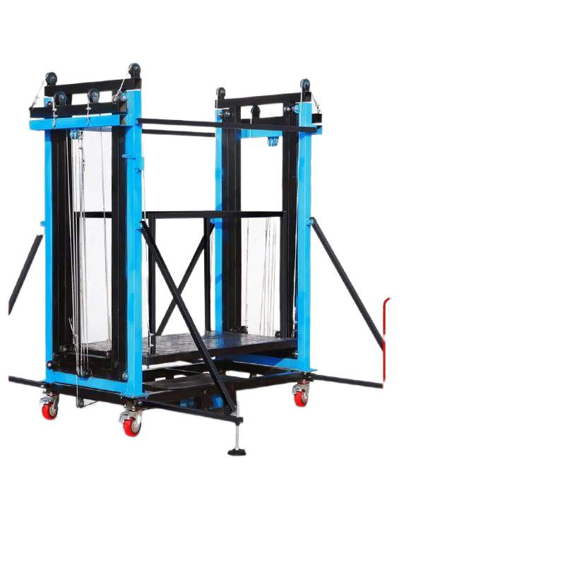 New Electric Adjustable Scaffolding Remote Control Folding Mobile Decoration Platform Raised Construction Lift Hoist