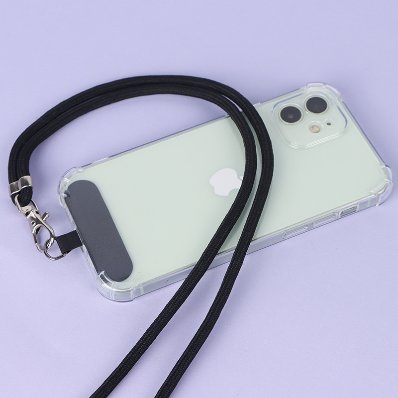 Factory Direct Sales Tpu Cured Cloth Anti-Lost Mobile Phone Clip Mobile Phone Lanyard Gasket Nylon Gasket Fixed Patch