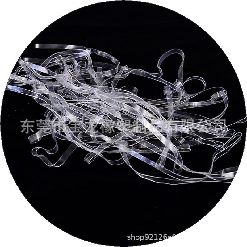 Factory Direct Sales Transparent Rubber Band Binding Car Model Rubber Band Non-Fading Rubber Band Does Not Contain Halogen Rubber Band